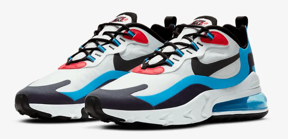 Alternative view of Giày Nike Air Max 270 React 'Photo Blue University Blue' DA2400-100