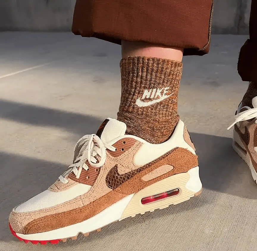 Giày Nike Air Max 90 Amd 'Snakeskin' DX9502-100 - Ảnh 3