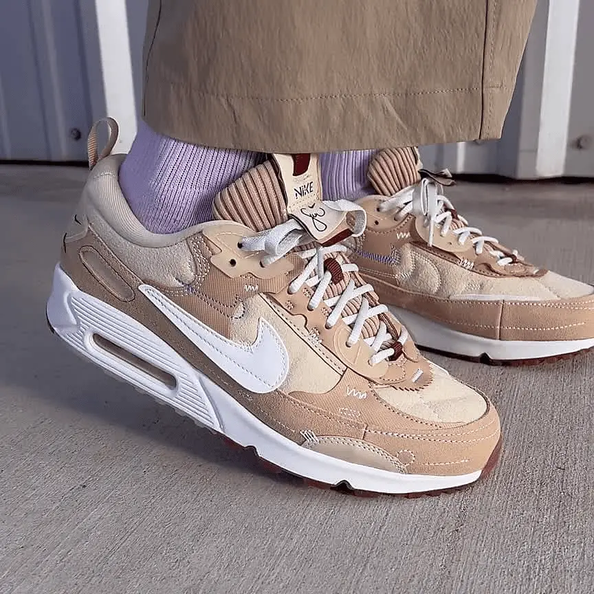 Giày Nike Serena Williams x Air Max 90 Futura 'Hemp' DX4221-200 - Ảnh 4