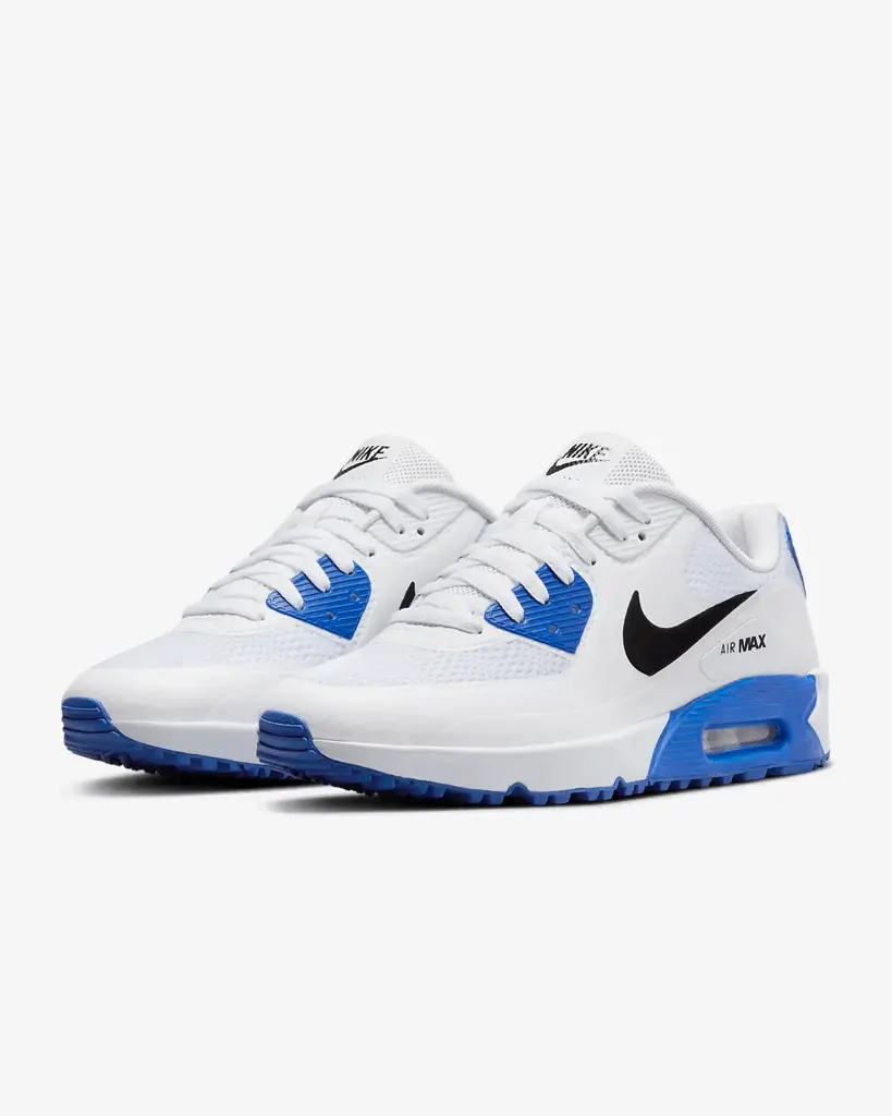 Alternative view of Giày Nike Air Max 90 G 'White Royal' CU9978-106