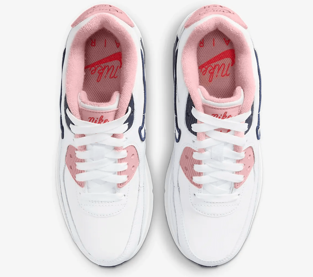 Giày Nike Air Max 90 LTR SE Older Kids' Shoes 'White Pink Glaze' DB0472-100 - Ảnh 5