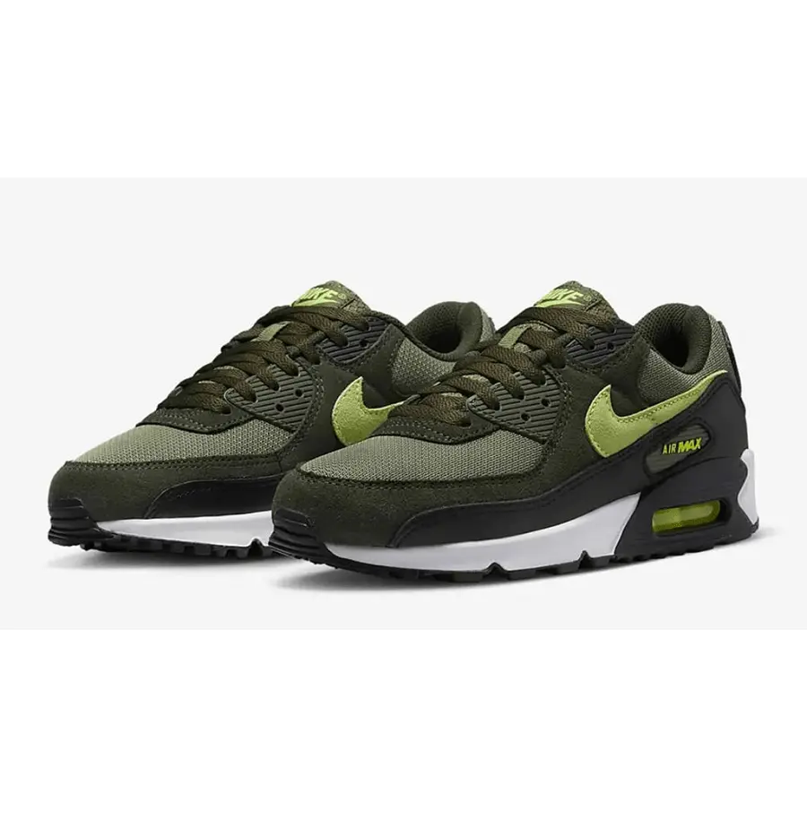 Giày Nike Air Max 90 'Sequoia Volt' DQ4071-200 - Ảnh 4