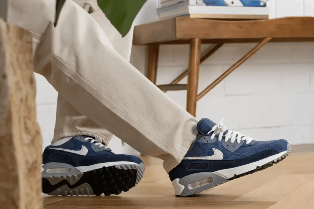 Giày Nike Air Max 90 Premium 'Obsidian' DA1641-400 - Ảnh 7