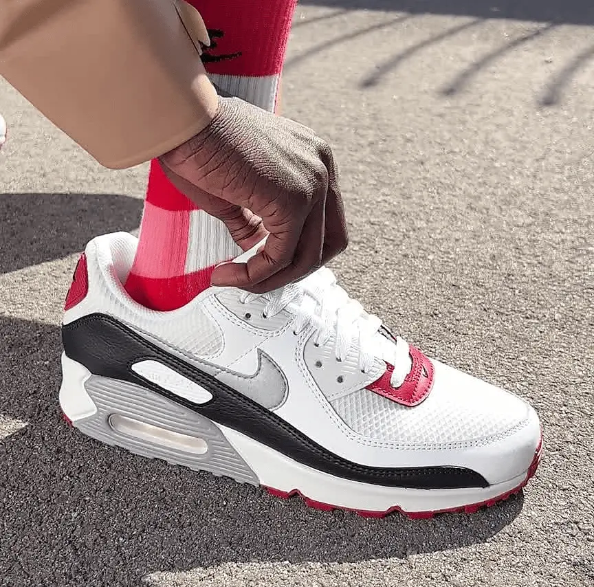 Giày Nike Air Max 90 'Photon Dust Varsity Red' DO8902-001 - Ảnh 4