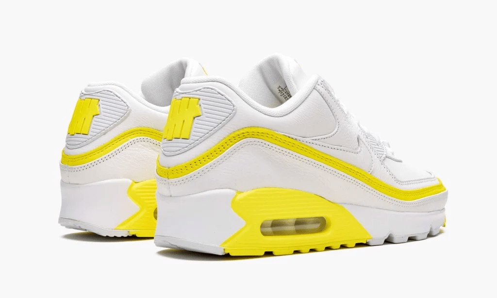 Giày Nike Undefeated x Air Max 90 'White Optic Yellow' CJ7197-101 - Ảnh 3