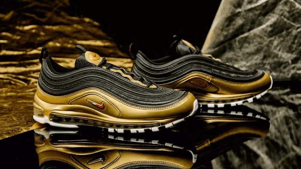 Alternative view of Giày Nike Air Max 97 QS B-Sides 'Metallic Gold' AT5458-002