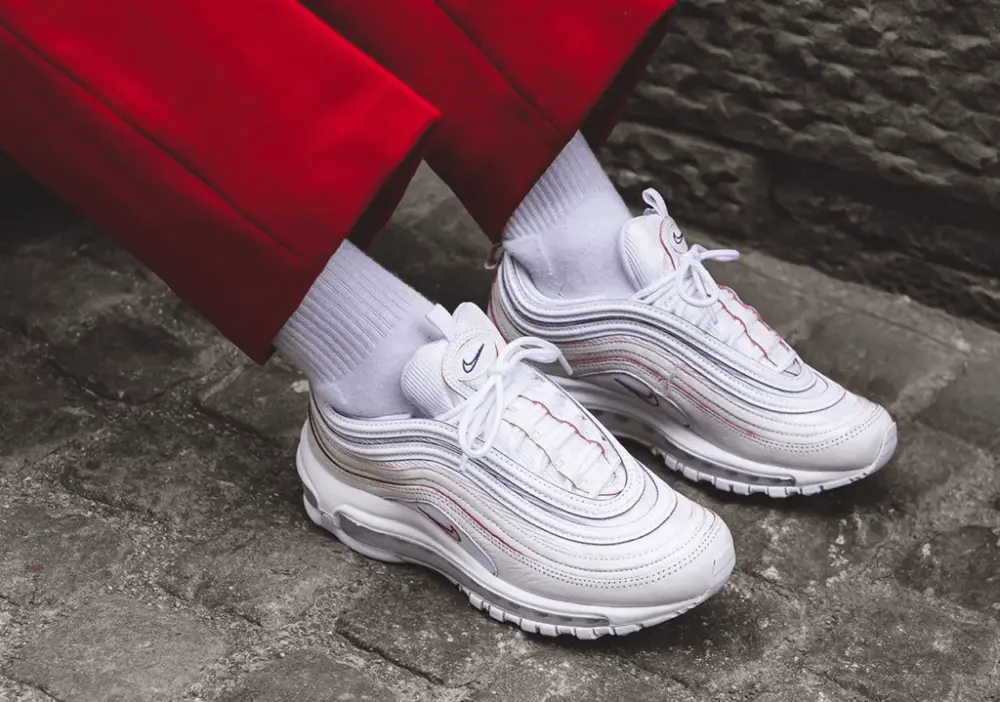 Giày Nike Wmns Air Max 97 'Rainbow' AQ4137-100 - Ảnh 5