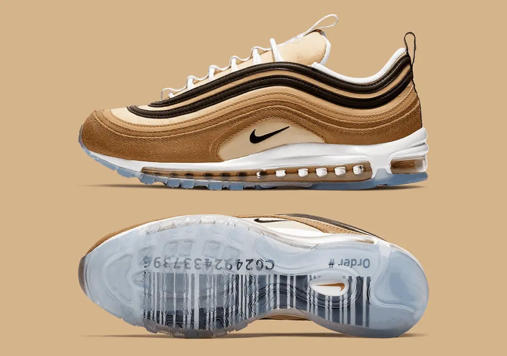 Alternative view of Giày Nike Air Max 97 'Shipping Box Ale Brown' 921826-201