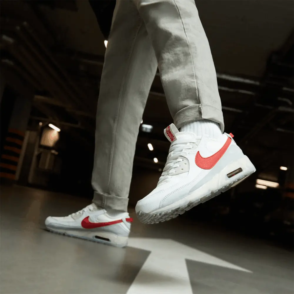 Giày Nike Air Max 90 Terrascape ‘White Red’ DQ3987-100 - Ảnh 6