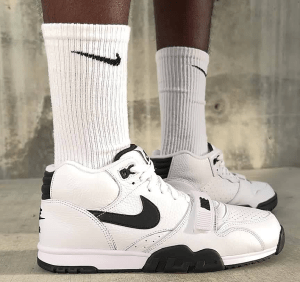 Alternative view of Giày Nike Air Trainer 1 ‘White Black’ FB8066-100