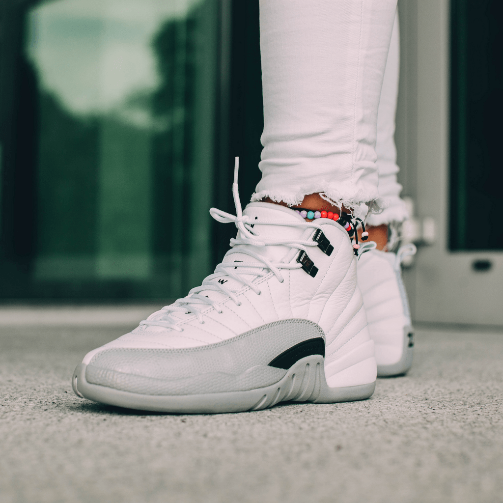 Giày Nike Air Jordan 12 Retro GS 'Wolf Grey' 510815-108 - Ảnh 5