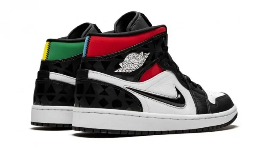Giày Nike Air Jordan 1 Mid 'Quai 54' CJ9219-001 - Ảnh 3