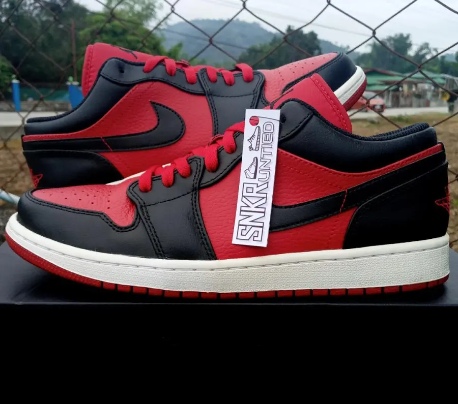 Giày Nike Air Jordan 1 Low 'Gym Red' 553558-610 - Ảnh 3