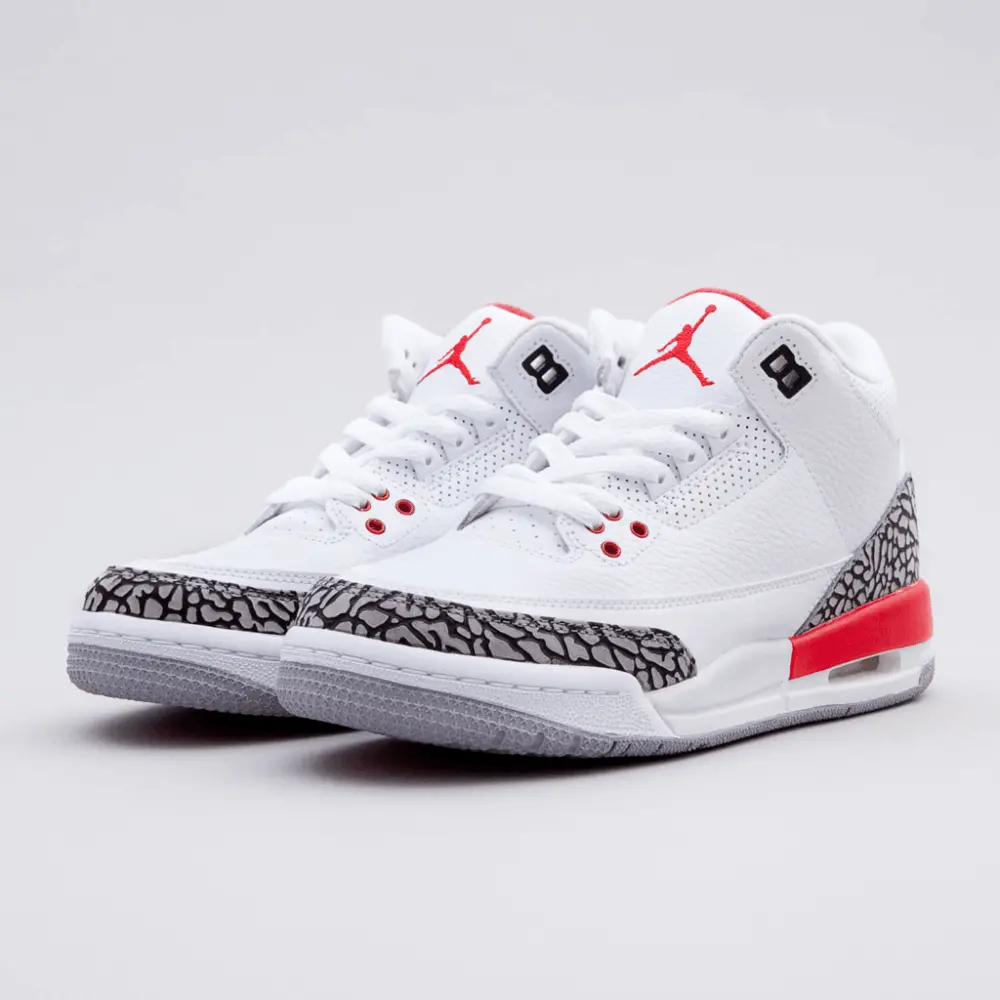 Alternative view of Giày Nike Air Jordan 3 Retro GS 'Hall of Fame' 398614-116