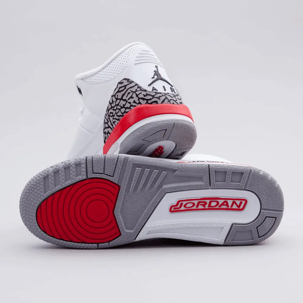 Giày Nike Air Jordan 3 Retro GS 'Hall of Fame' 398614-116 - Ảnh 3