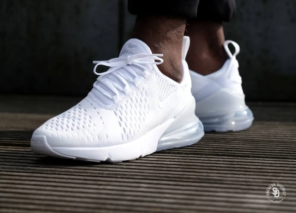 Giày Nike Air Max 270 'Triple White' AH6789-102 - Ảnh 3