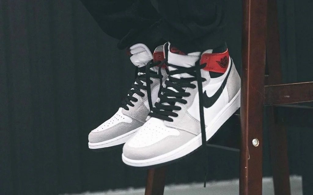 Giày Nike Air Jordan 1 Retro High OG GS 'Smoke Grey' 575441-126 - Ảnh 7