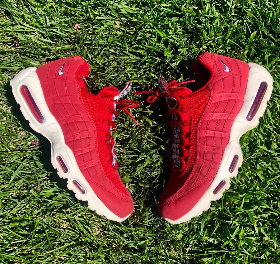Giày Nike Air Max 95 TT Pull Tab 'Gym Red' AJ1844-600 - Ảnh 4