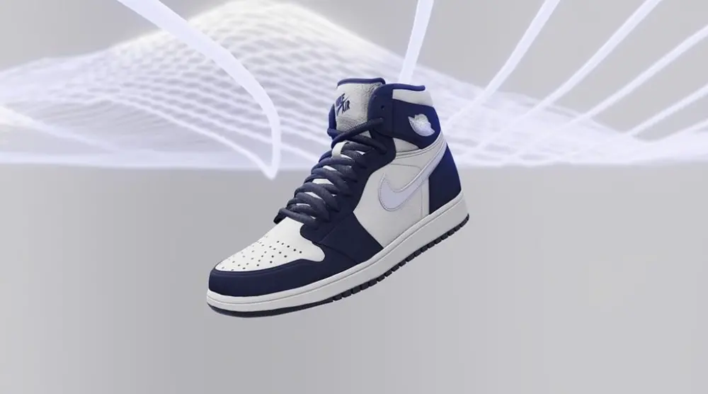 Giày Nike Air Jordan 1 Retro High co.JP GS 'Midnight Navy' 2020 575441-141 - Ảnh 5