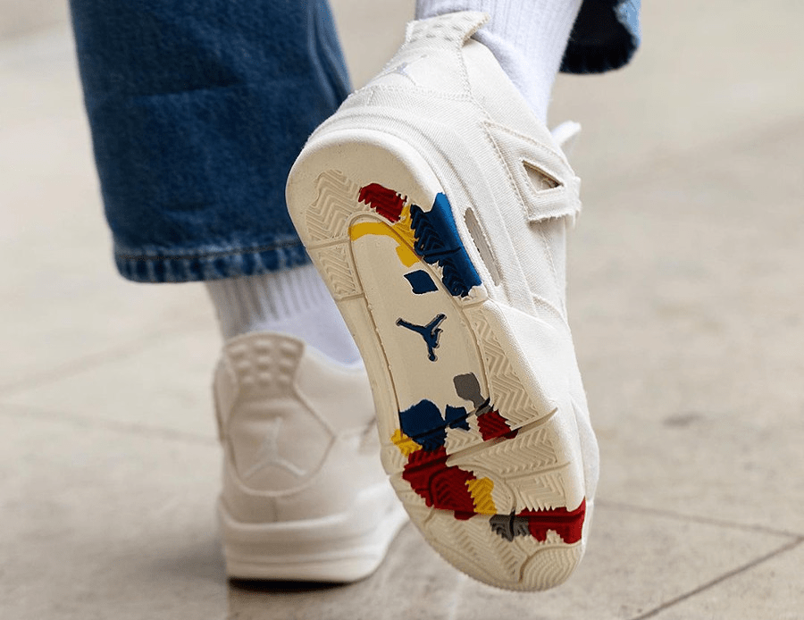 Giày Nike Air Jordan 4 Retro 'Sail' DQ4909-100 - Ảnh 4