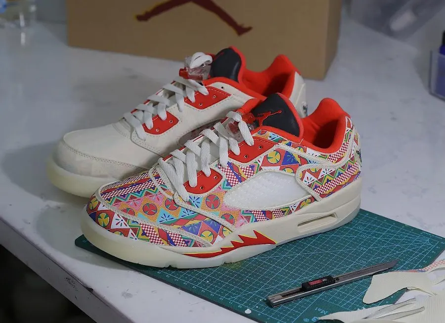 Alternative view of Giày Nike Air Jordan 5 Low 'Chinese New Year' 2021 DD2240-100