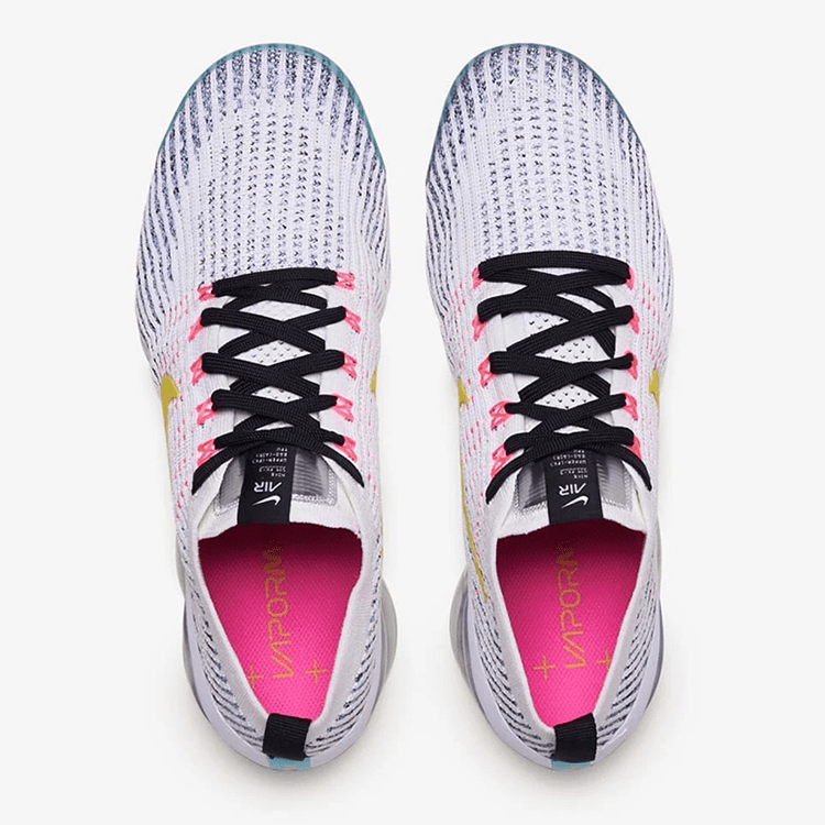 Giày Nike Air VaporMax Flyknit 3 'White Dynamic Yellow' AJ6900-103 - Ảnh 5