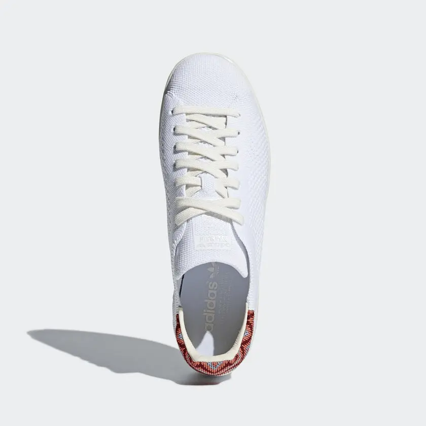Giày Adidas Stan Smith Primeknit 'White Red' CQ2650 - Ảnh 3