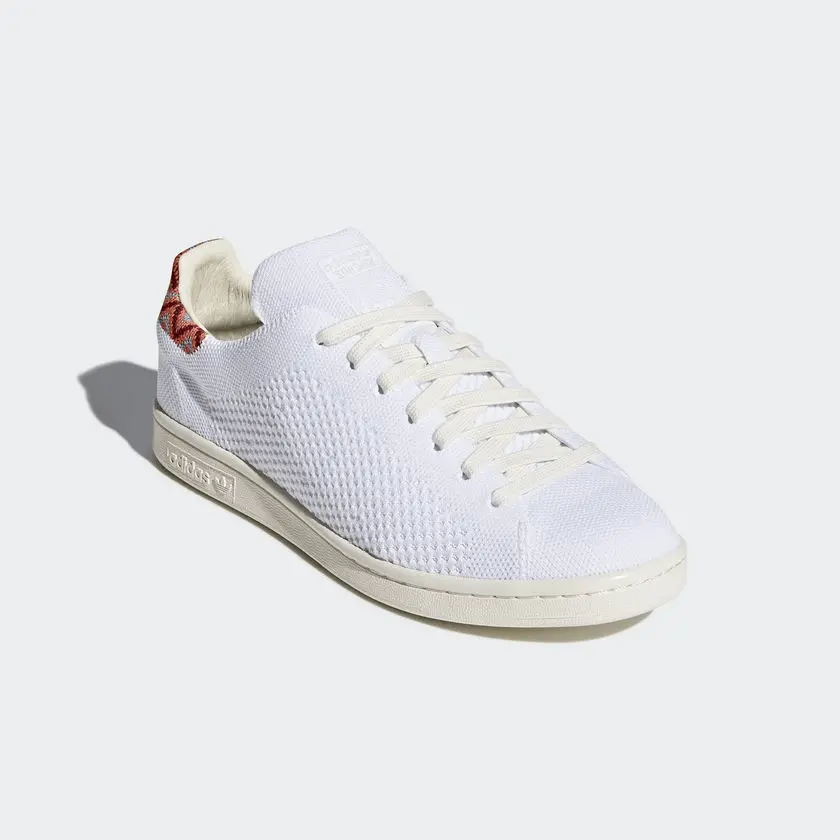 Giày Adidas Stan Smith Primeknit 'White Red' CQ2650 - Ảnh 4