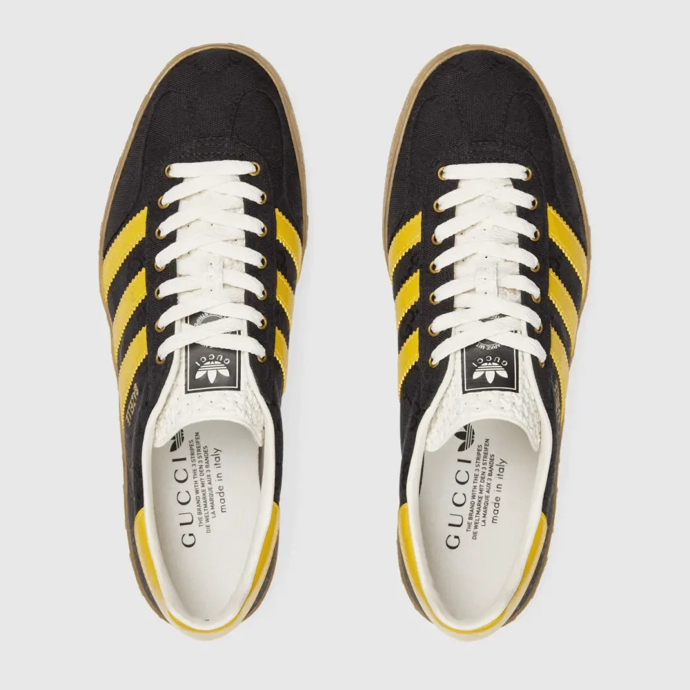 Giày Adidas X Gucci Gazelle Sneaker 'Black' 737967-FAAW3-1084 - Ảnh 4