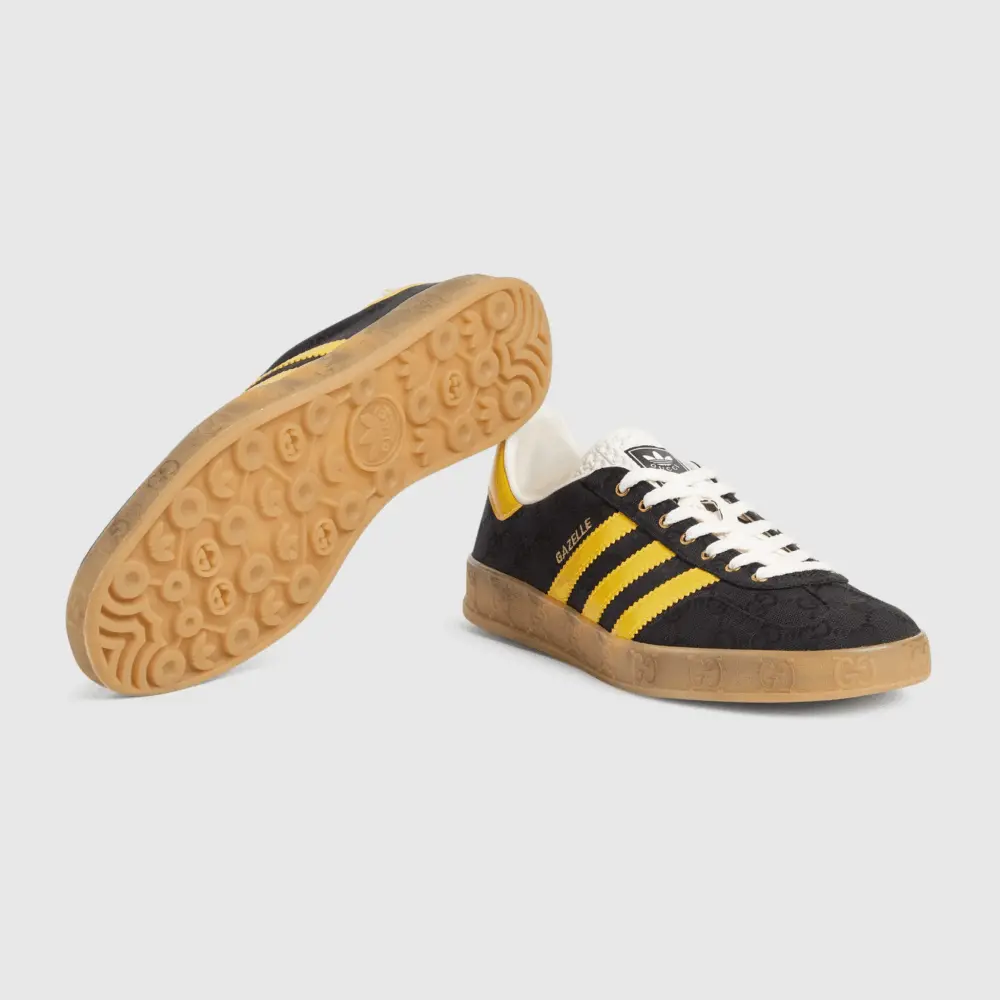 Giày Adidas X Gucci Gazelle Sneaker 'Black' 737967-FAAW3-1084 - Ảnh 3