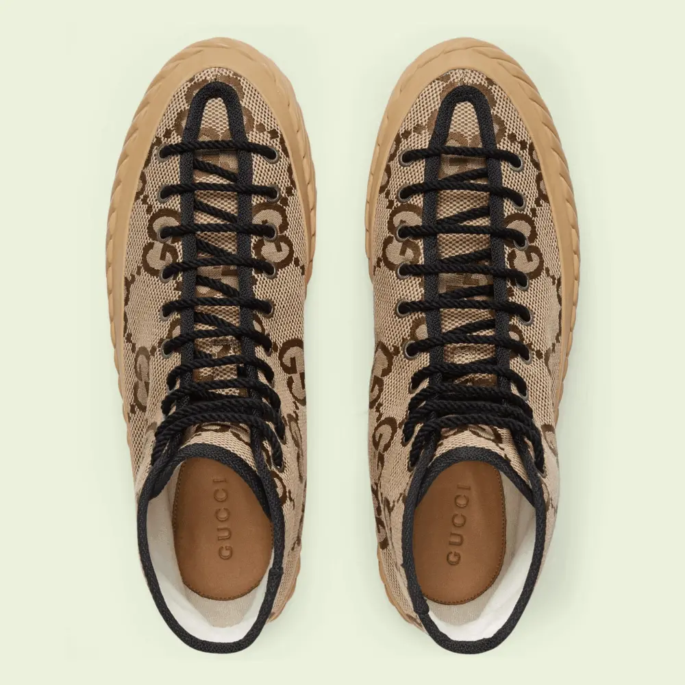Giày Gucci High-top Maxi GG Sneaker 'Camel' 703034-UKOH0-2590 - Ảnh 3