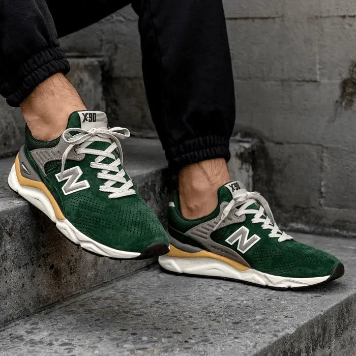 Alternative view of Giày New Balance X-90 'Green' MSX90PND