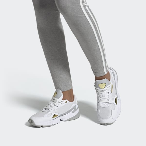 Giày Adidas Wmns Falcon 'White Gold Metallic' FV5091 - Ảnh 6