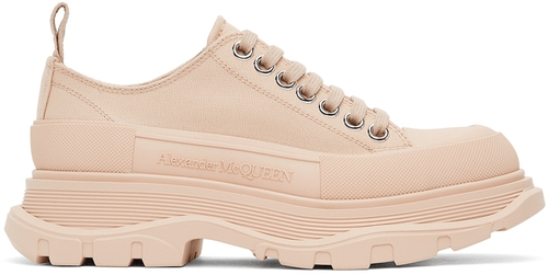 Giày Alexander McQueen Canvas Tread Slick Low Pink 611705-W4MV2-6827
