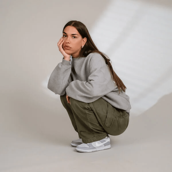 Giày Nike Dunk Low GS 'Wolf Grey' DH9765-001 - Ảnh 3