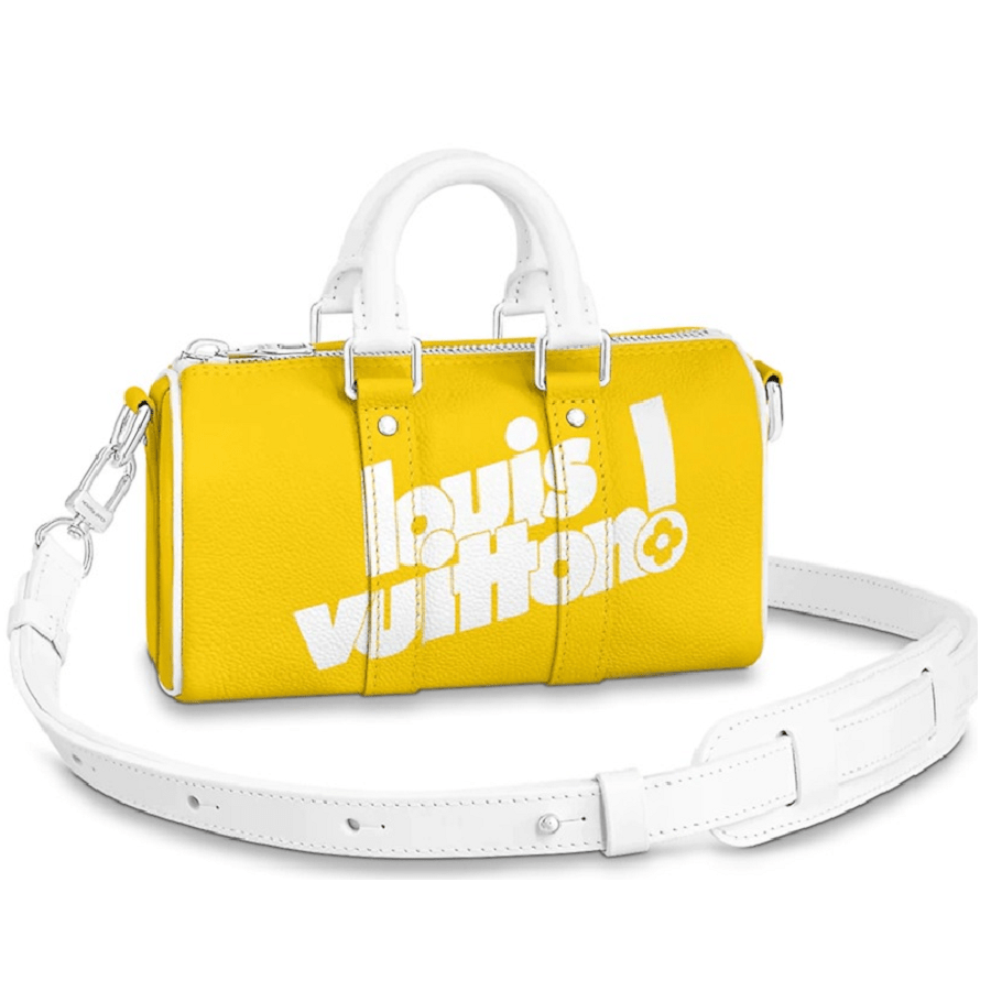 Túi Louis Vuitton Keepall XS 'Yellow Leather' M80842