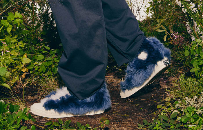 Giày Converse AMBUSH x Chuck 70 High 'Fuzzy Navy Blue' 170587C - Ảnh 2