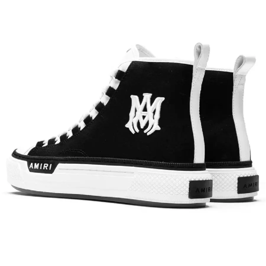 Alternative view of Giày Amiri Court Hi ‘Black White’ PS23MFS015-004