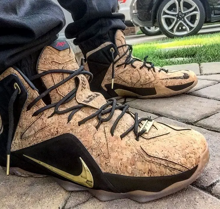 Giày Nike LeBron 12 EXT 'Cork' 768829-100 - Ảnh 3
