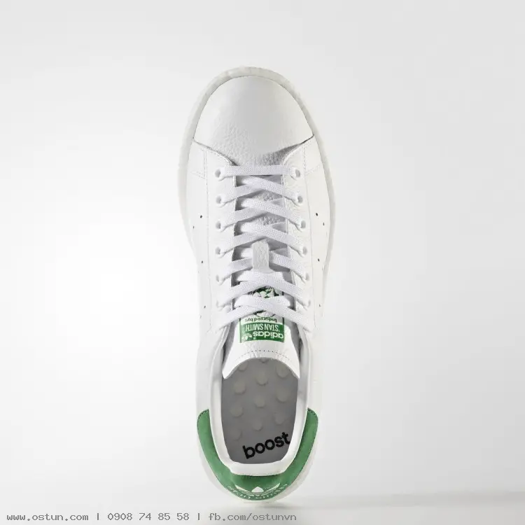 Giày Adidas Stan Smith Boost 'White Green' BZ0528 - Ảnh 4