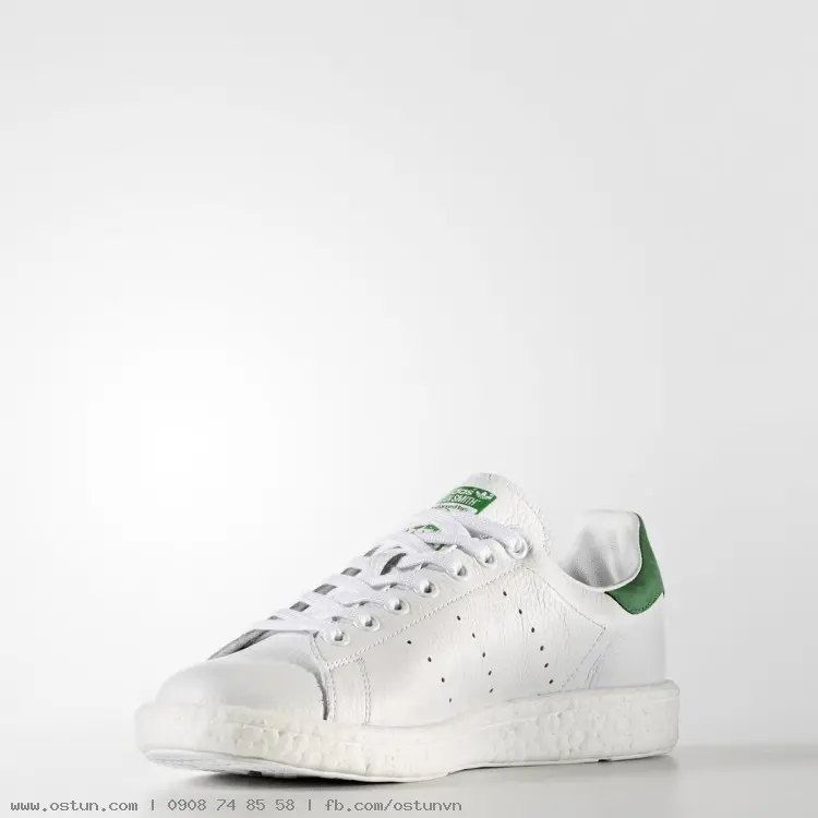 Alternative view of Giày Adidas Stan Smith Boost 'White Green' BZ0528