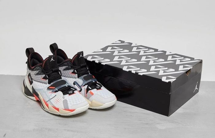 Giày Nike Jordan Why Not Zer0.3 White Bright Crimson Black CD3003-101 - Ảnh 5