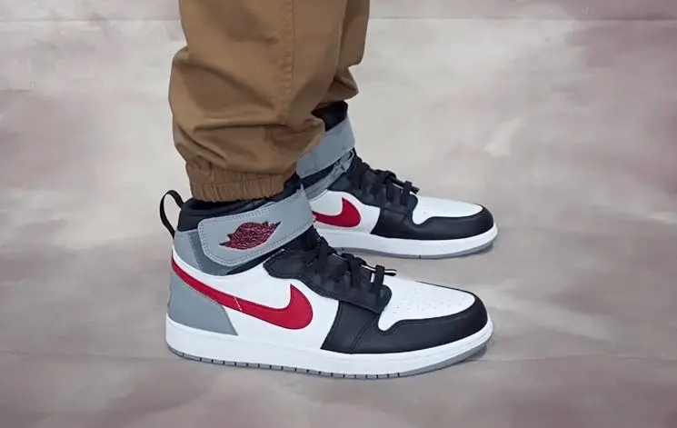 Giày Nike Air Jordan 1 High FlyEase GS 'Particle Grey' CT4897-002 - Ảnh 4