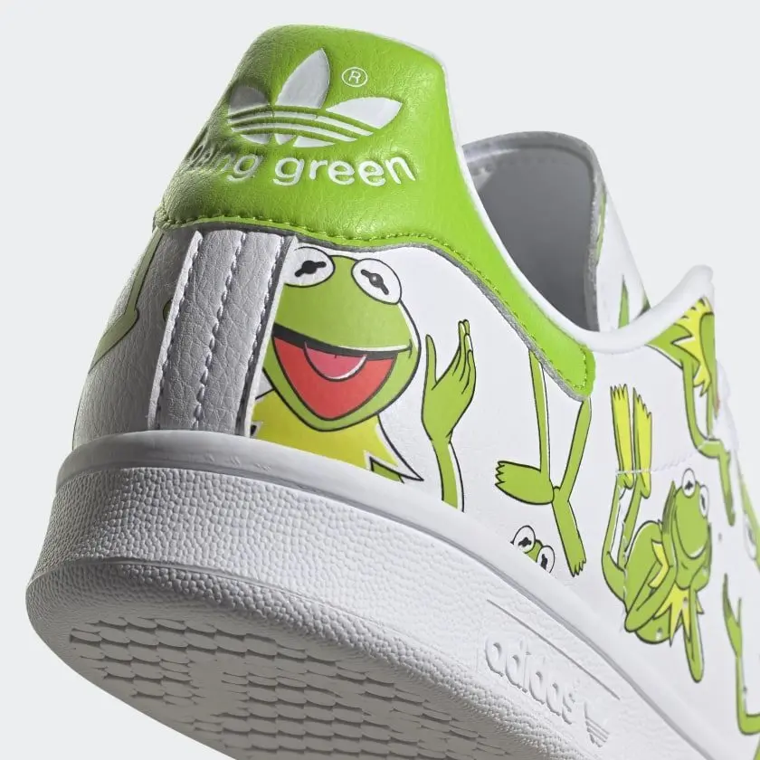 Giày Adidas The Muppets x Stan Smith 'Kermit The Frog Allover Print' FZ2707 - Ảnh 5