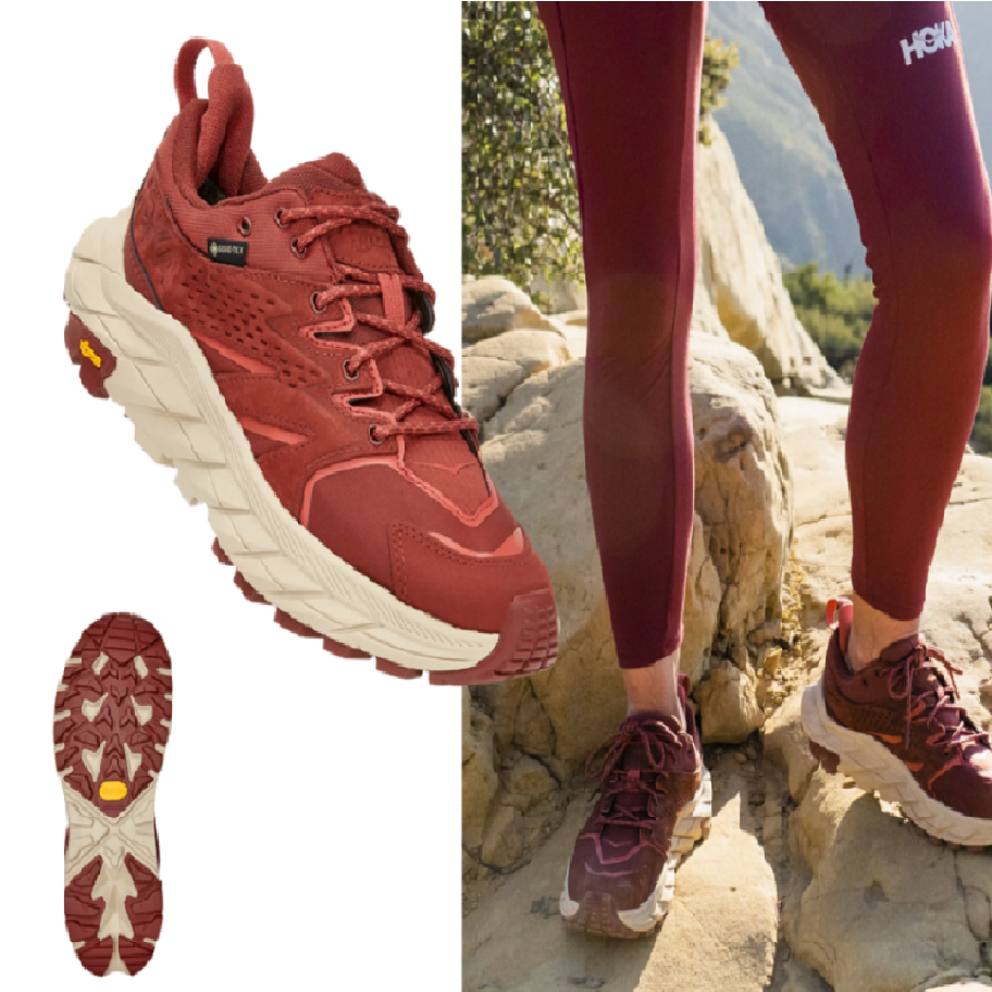 Giày Hoka Anacapa Low Gtx ‘Cherry Mohogany’ 1119373-CMHS - Ảnh 3