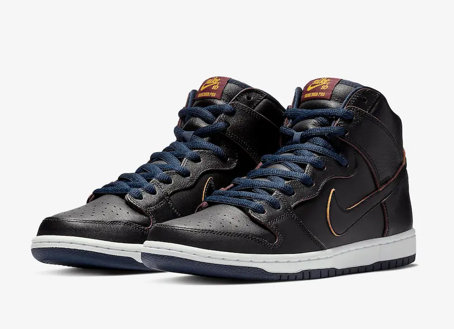 Giày Nike NBA x Dunk High SB Cleveland Cavaliers BQ6392-001 - Ảnh 6