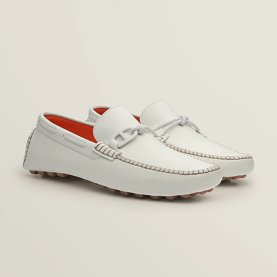 Giày Hermes Alessandro Loafer 'Blanc' H221938ZH90420 - Ảnh 2