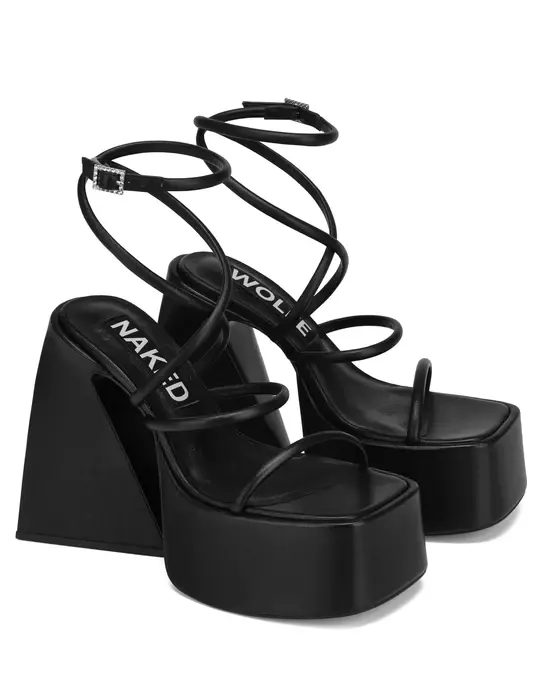 Alternative view of Giày cao gót Naked Wolfe ANGEL 'BLACK LEATHER'