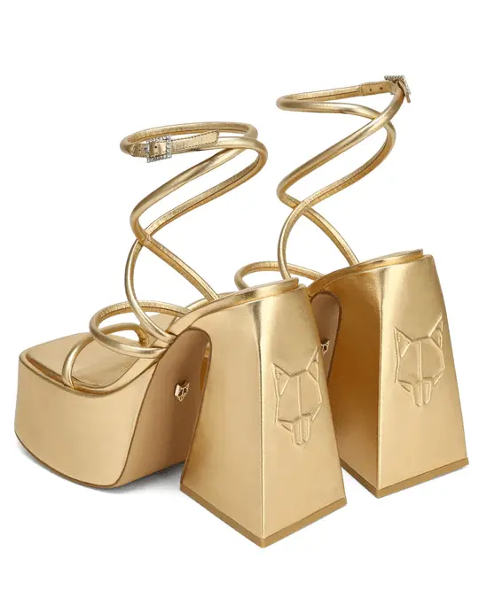 Giày cao gót Naked Wolfe ANGEL 'GOLD METALLIC' - Ảnh 3