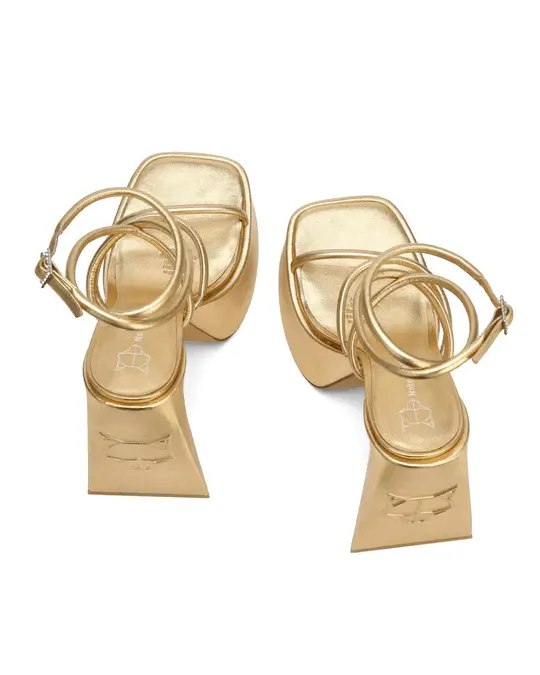 Giày cao gót Naked Wolfe ANGEL 'GOLD METALLIC' - Ảnh 5